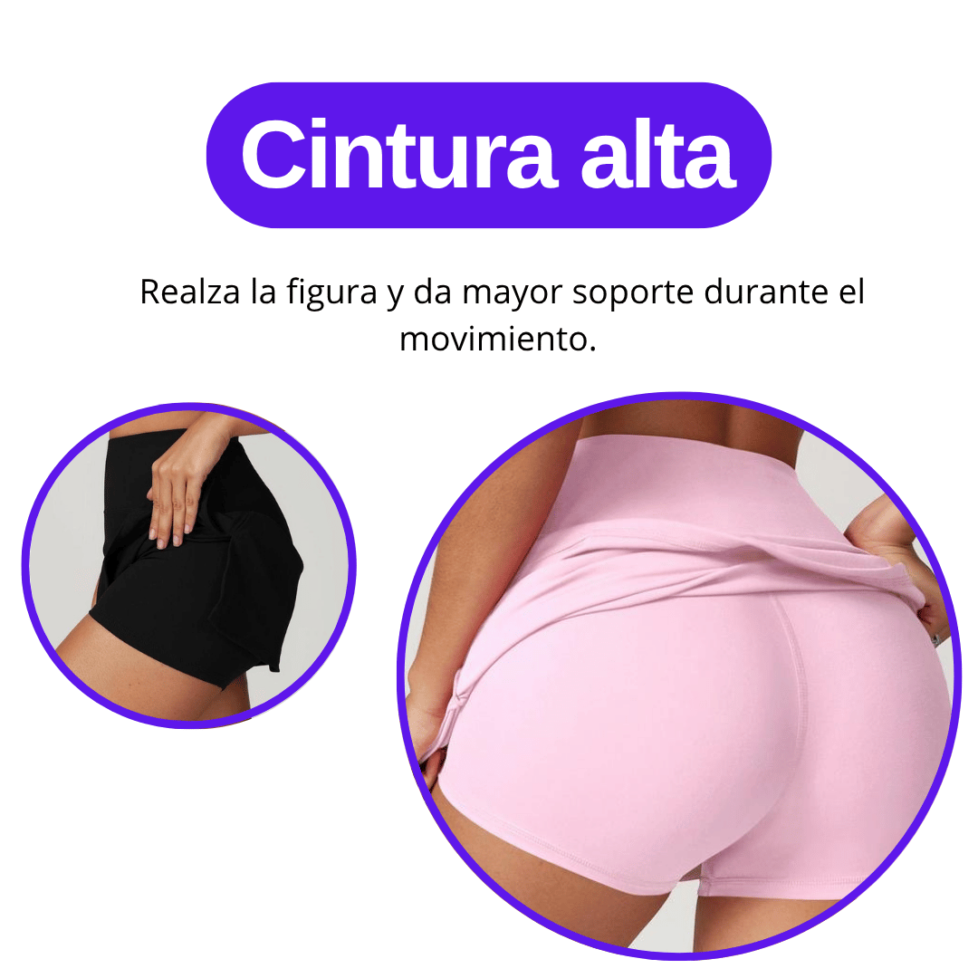 Falda Short Deportiva