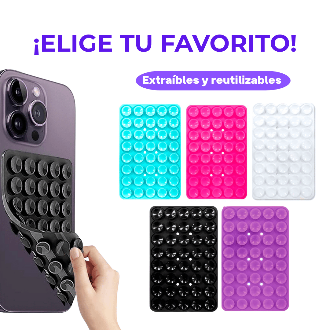 Soporte Celular de Silicona Doble