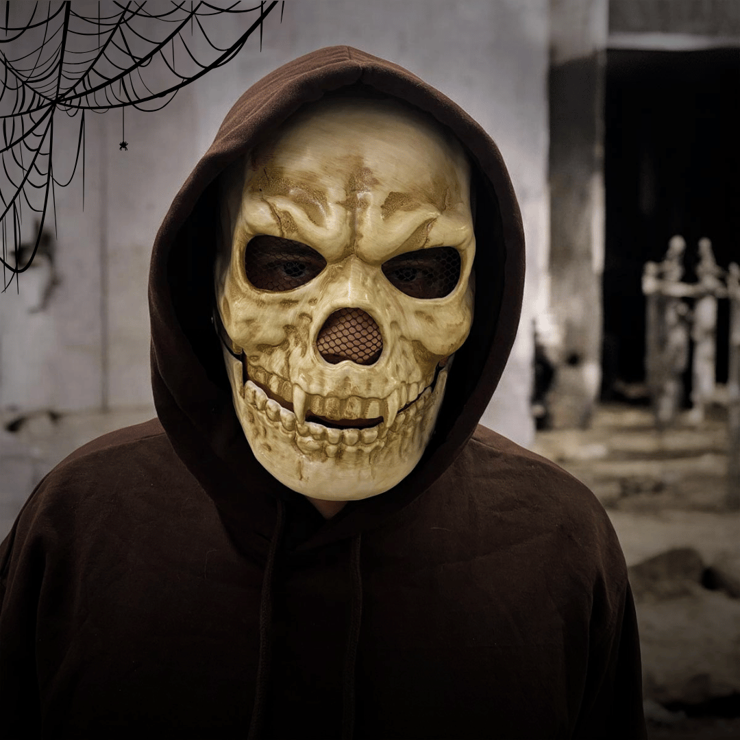 Mascara Calavera con Mandíbula Movible