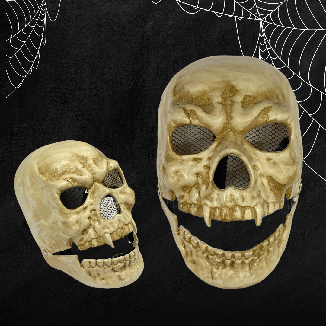 Mascara Calavera con Mandíbula Movible
