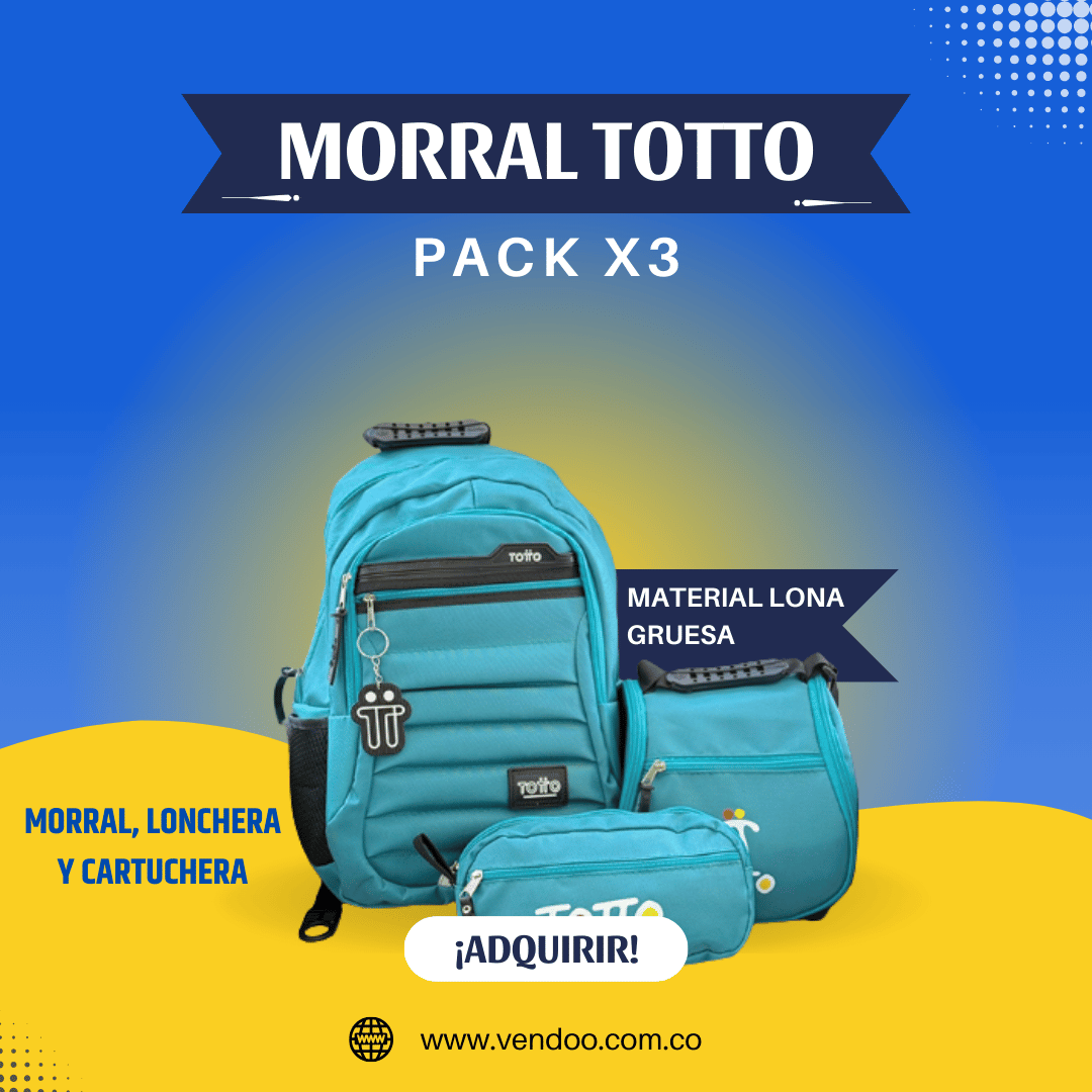 Morral Totto Pack X3