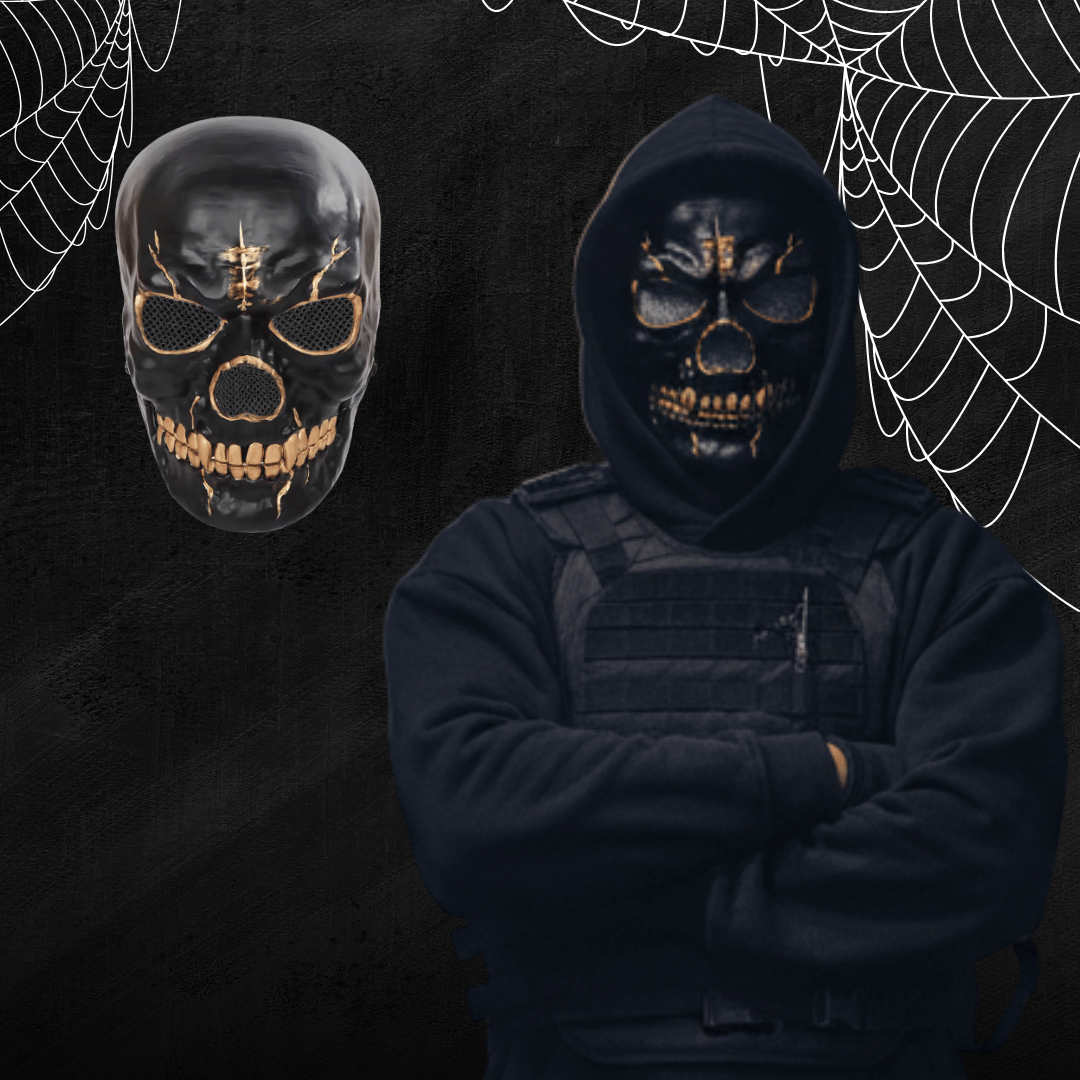 Mascara Calavera con Mandíbula Movible