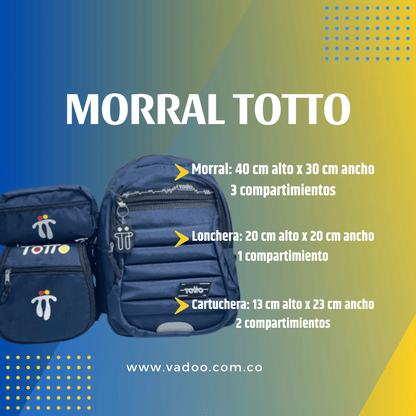 Morral Totto Pack X3