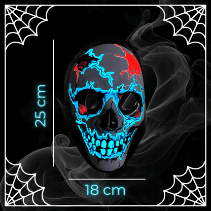 Mascara Luminosa Calavera: Perfecta para las noches de Halloween