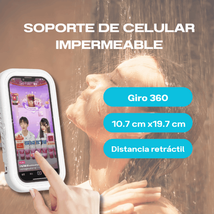 Soporte De Celular Impermeable Giro 360°