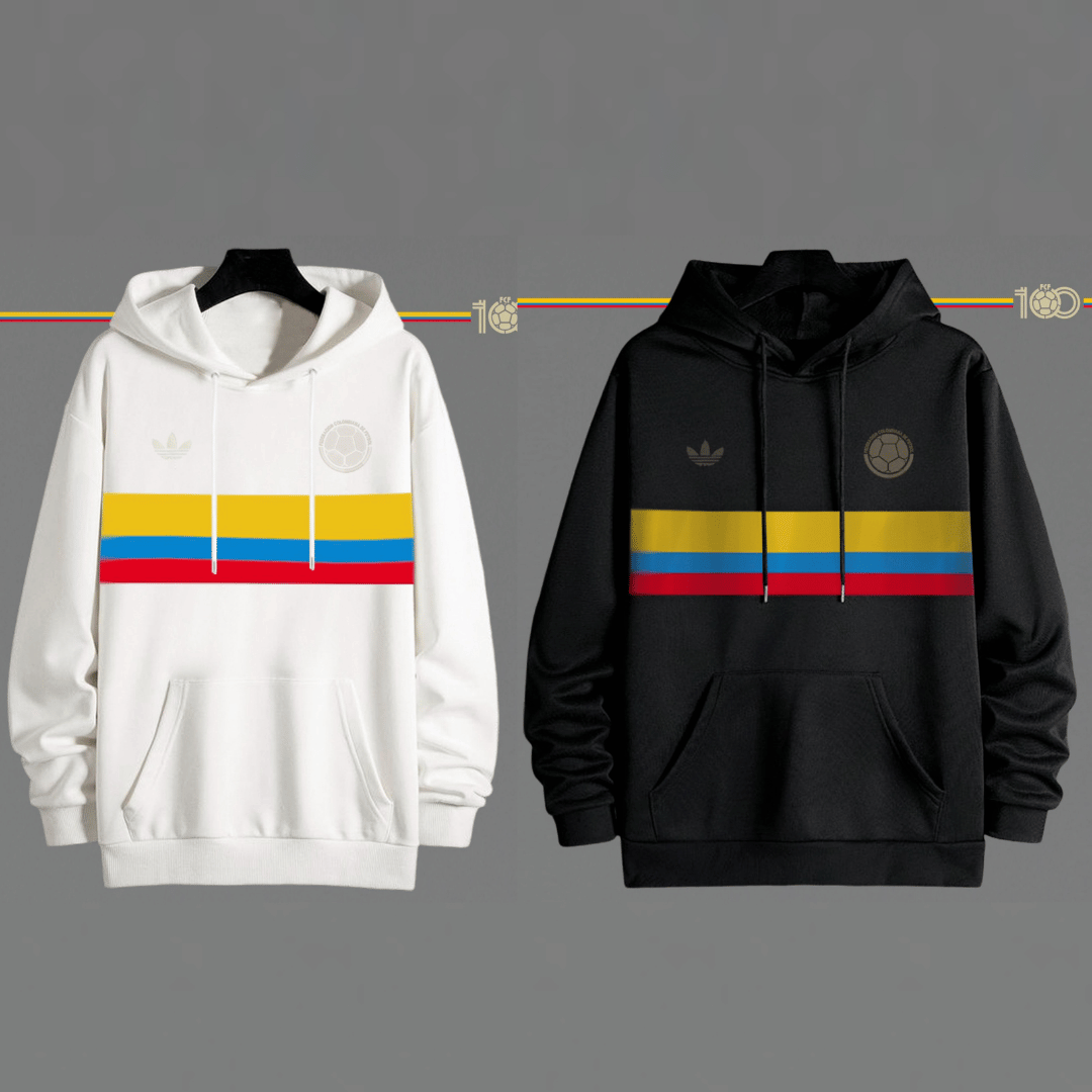 Buzo Colombia - Bandera Colombia con logos bordados - 🎁Solo por hoy 50% OFF