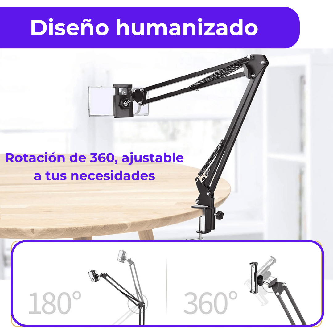Brazo Articulado Soporte para Celular o Tablet