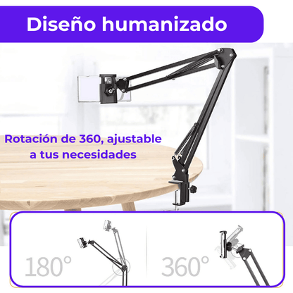 Brazo Articulado Soporte para Celular o Tablet