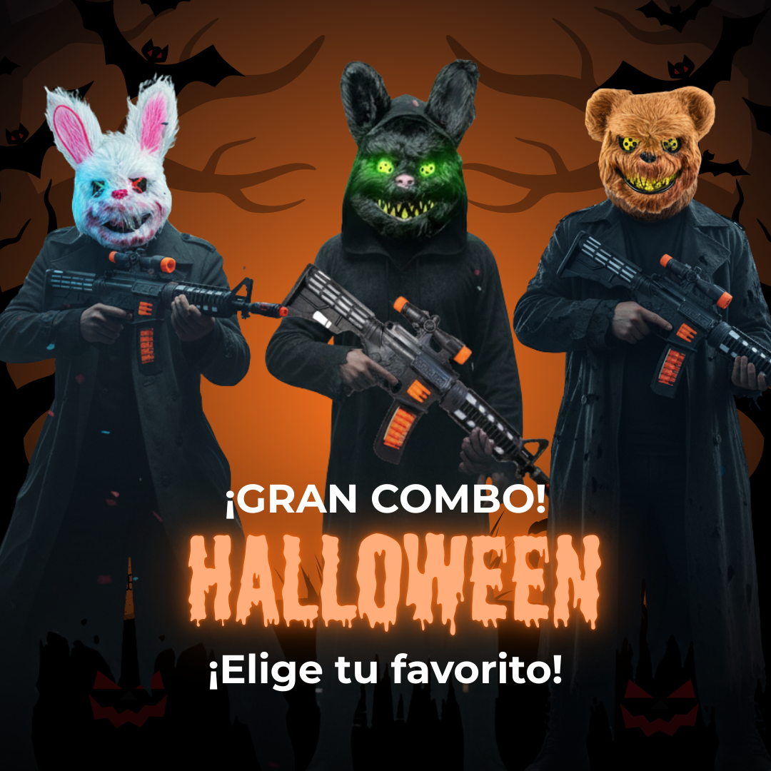 Kit Salvaje: Máscara Animal + Herramienta de Juego