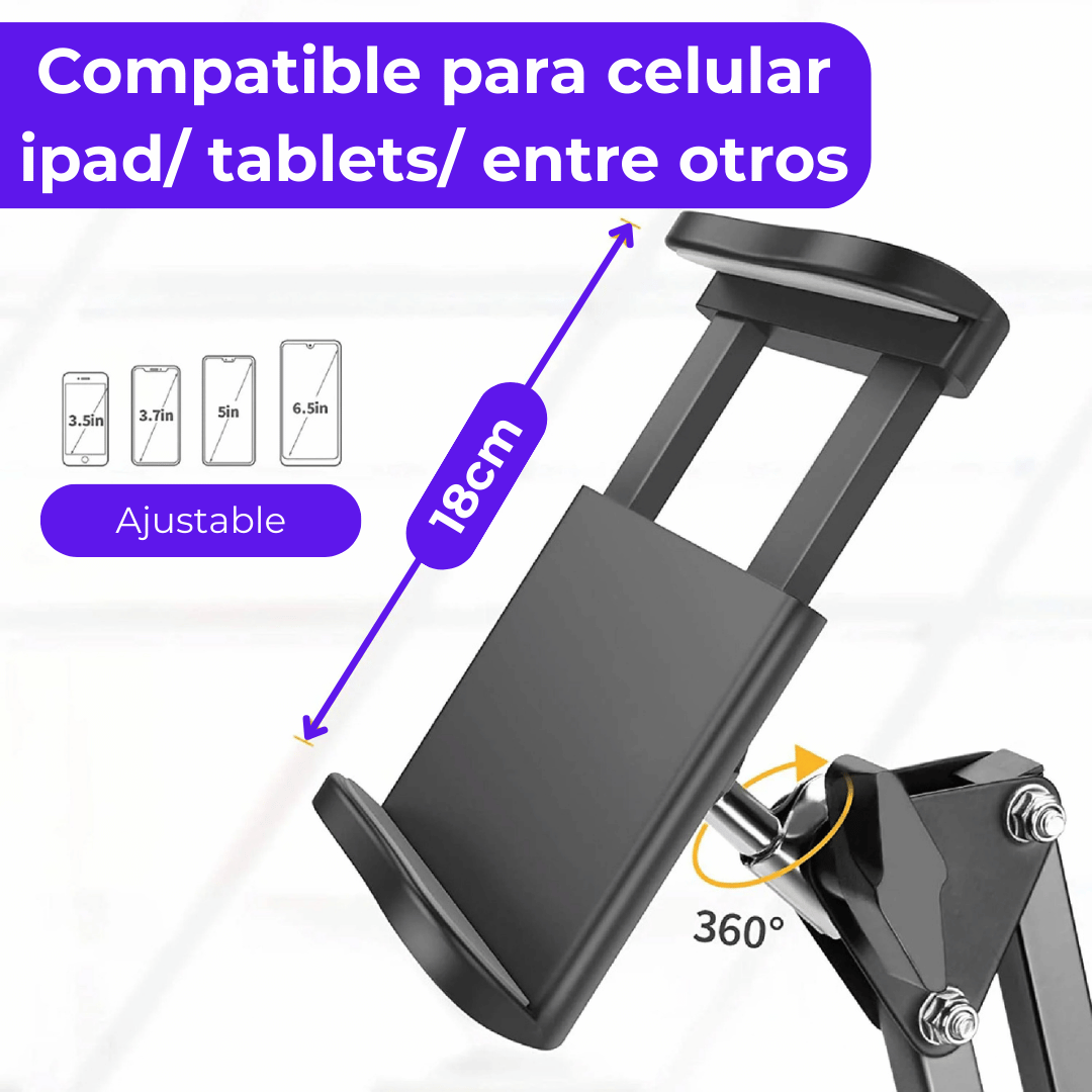 Brazo Articulado Soporte para Celular o Tablet