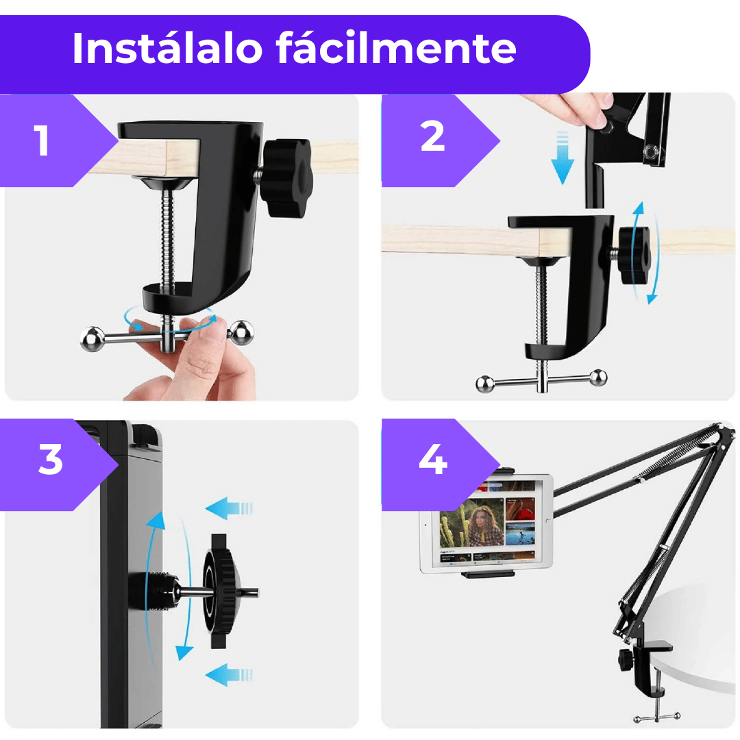 Brazo Articulado Soporte para Celular o Tablet