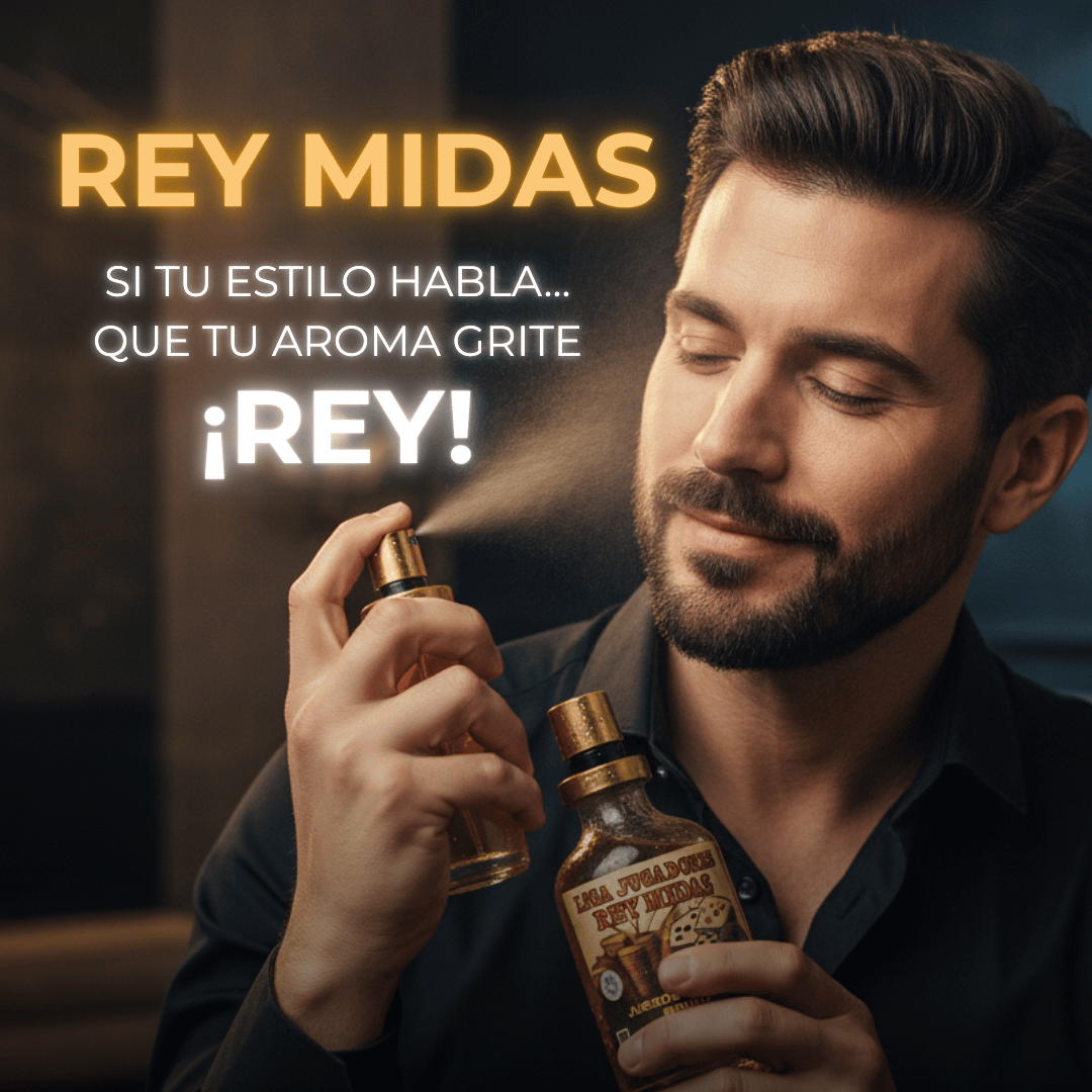 Perfume Rey Midas Amuleto: El secreto de los hombres que proyectan poder y elegancia