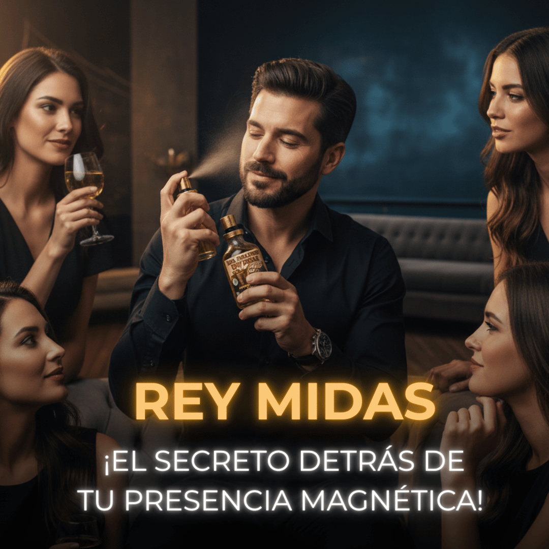 Perfume Rey Midas Amuleto: El secreto de los hombres que proyectan poder y elegancia