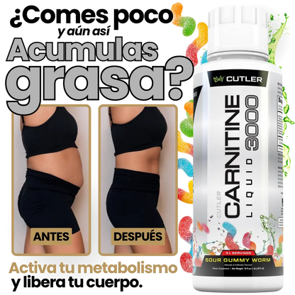 Carnitina 3000 - Te ayuda a quemar la grasa corporal - 🎁50% OFF