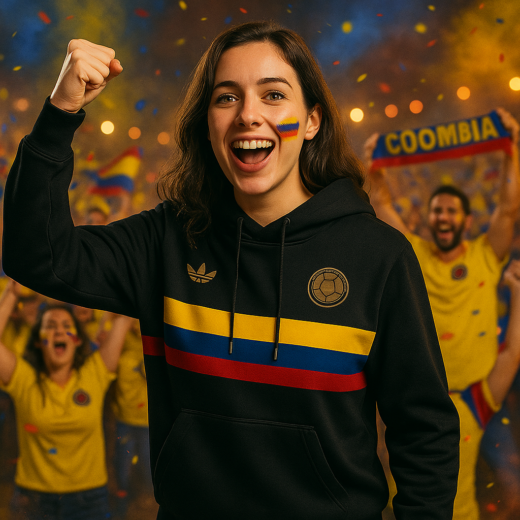 Buzo Colombia - Bandera Colombia con logos bordados - 🎁Solo por hoy 50% OFF