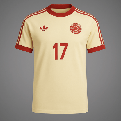 Camiseta Retro Colombia Estampada