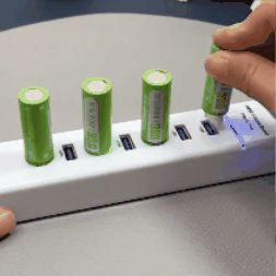 Pilas Doble AA Recargables Tipo USB