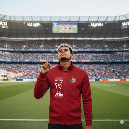 Buzo Cuello Alto Bayer Munich - Logos Bordados - 🎁Solo por hoy 50% Off