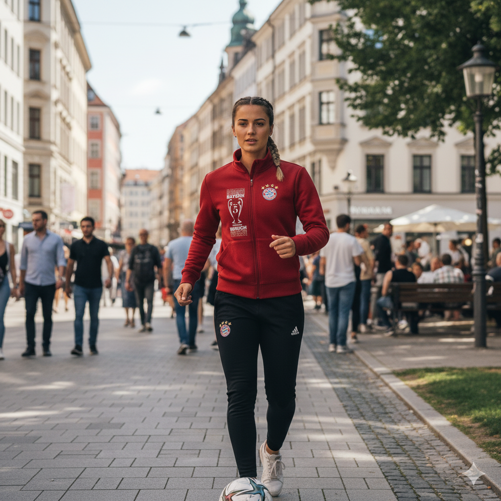 Buzo Cuello Alto Bayer Munich - Logos Bordados - 🎁Solo por hoy 50% Off