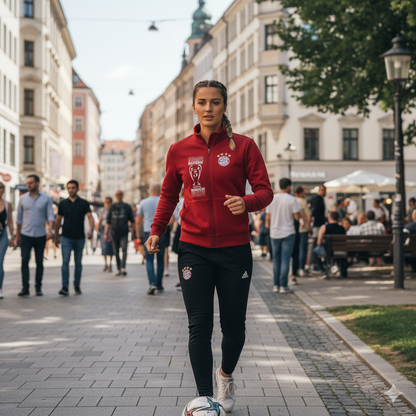 Buzo Cuello Alto Bayer Munich - Logos Bordados - 🎁Solo por hoy 50% Off