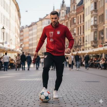 Buzo Cuello Alto Bayer Munich - Logos Bordados - 🎁Solo por hoy 50% Off