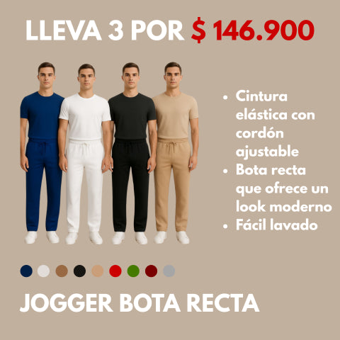 Jogger Premium Bota Recta