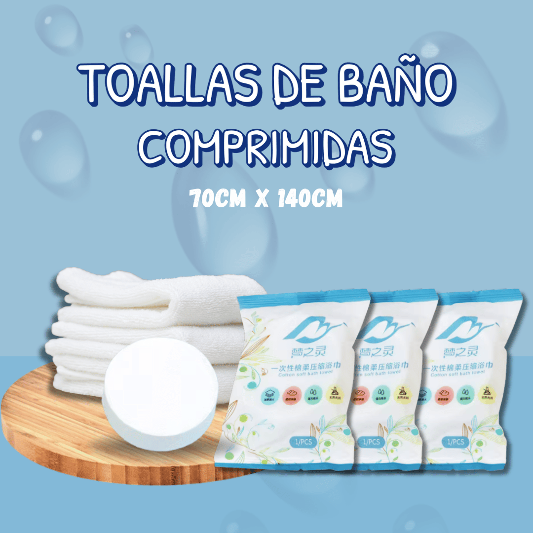 Toalla Comprimida X6 Unidades