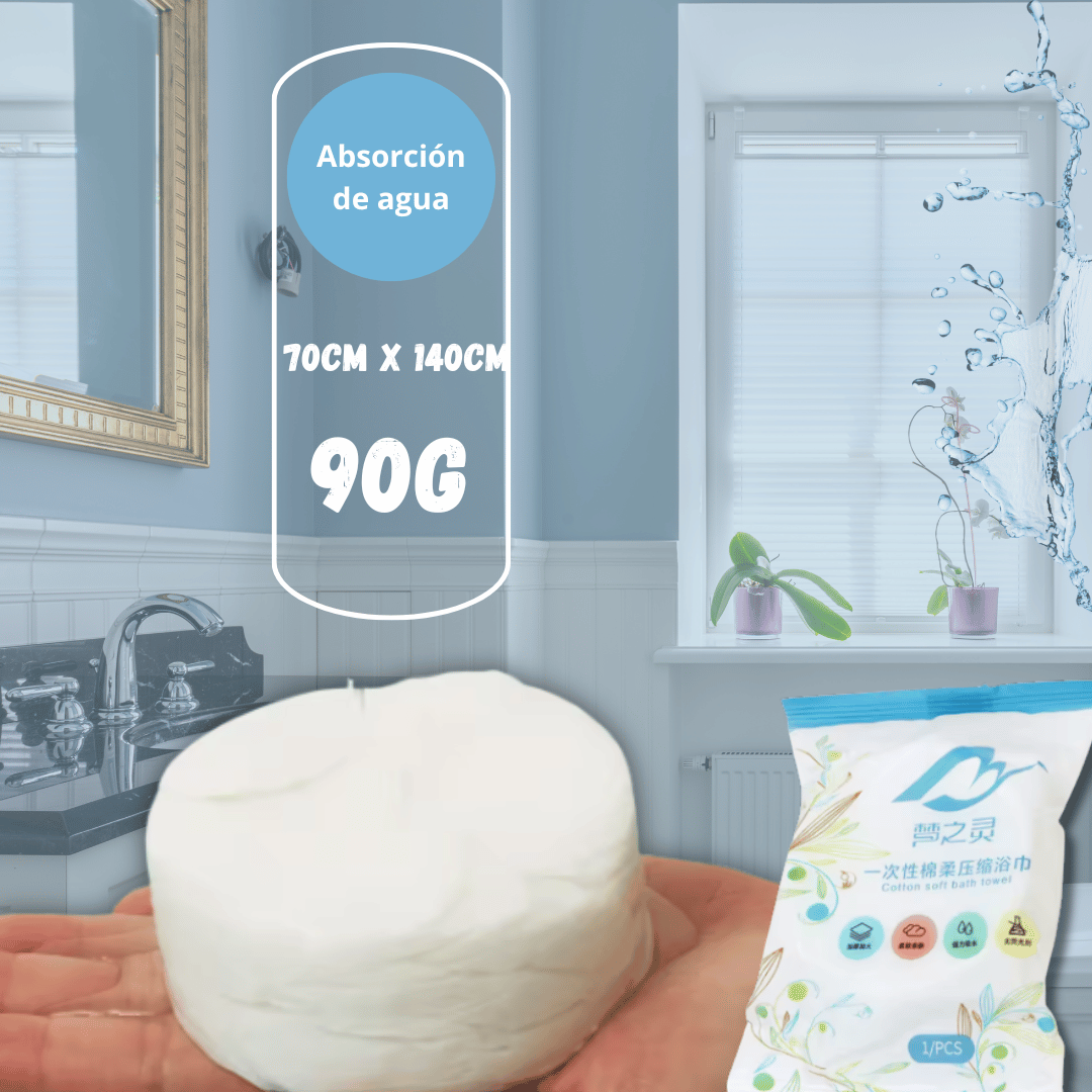 Toalla Comprimida X6 Unidades