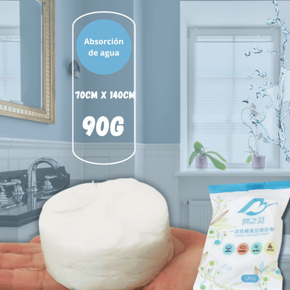 Toalla Comprimida X6 Unidades